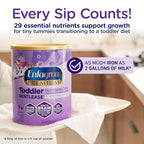 Enfagrow PREMIUM Gentlease Toddler Nutritional Drink, Made with Real Milk, Designed to Ease Fussiness, Gas & Crying, Brain-Building Omega-3, Nutrients for Growth & Immune Support, Powder Can, 29.1 Oz