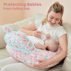 Nursing Pillow for Breastfeeding, Breast Feeding Pillow for Mom Support, Adjustable Waist Strap and Removable Cotton Cover, Unicorn