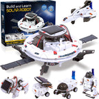 6-in-1 Solar Robot Building Kit for Boys Aged 8-13, Educational Robotic Toys for Kids, Science Kits STEM Toys Birthday Gifts for 8 9 10 11 12 Years Old Boys Girls Teens