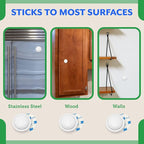 Eco-Baby Universal Replacement Keys for Magnetic Cabinet Locks [2 Universal Keys] Child Safety for Drawers and Cabinets - 2 Keys for Child Proof Kitchen Bathroom Cabinet Locks