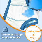 MooMoo Baby Potty Training Underwear Absorbent Toddler Training Pants for Boys and Girls 10 Packs Cotton Pee Pants 2T-9T