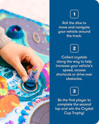 SimplyFun Crystal Cup Rally - Educational Kids Game - Develops Reasoning Skills, Planning, & Strategic Thinking - 2-5 Players, Ages 7 & Up