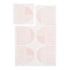 PopsyKosy Premium Exercise & Baby Foam Play Mats - Stylish & Large Non-Toxic Odorless Floor Mat - 6 Tiles - Spacious 6ft x 4ft - Peel-Resistant Reinforced - Soft Thick, Waterproof - Cream Pink