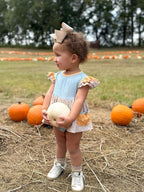 Wee Ones Girls' Plain Wrap Classic Grosgrain Hair Bows on a WeeStay No-Slip Hair Clip, Handmade, King, Oatmeal