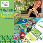 CRAFTILOO 8 Pre-Cut Dogs Stuffed Animal Fun Kids Sewing Kit for Kids Ages 8-12 Children Beginners Sewing kit Kid Puppy Crafts Felt Pillow Plush Craft Kit Girls and Boys