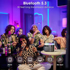 Karaoke Machine,Karaoke Machine with Lyrics Display,Portable Bluetooth 5.3 Karaoke Speaker with Upgraded Dual Speakers for Kids and Adults,with White Noise and Night Light Function (Black)