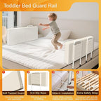 Bed Rail for Toddlers, Adjustable Baby Bed Rail Guard for Twin and Full Size Beds, Bed Safety Rails for Children with Non-Slip Base, Removable Washable Cover, Easy Installation (1 Pack)