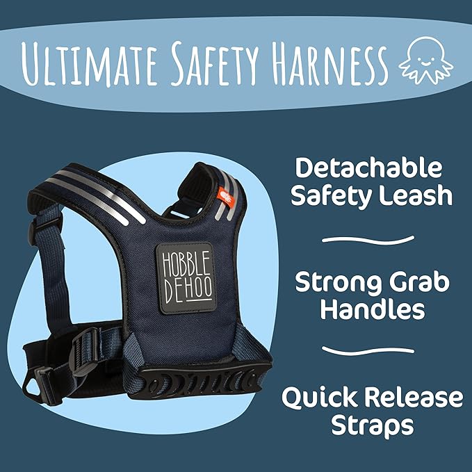 Hobble De Hoo Child Safety Harness | Premium Adjustable Toddler & Kids Harness Ages 2–7 | Autism Support