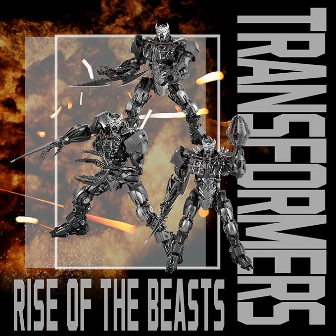 YOLOPARK Scourge Transformer Toys,Transformers Rise of The Beasts Action Figure,Highly Articulated 8.66 Inch No Converting Model Kit,Great Collection Birthday Gifts for Men Women