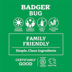 Badger Bug Repellent Tin, Organic Deet-Free Mosquito Repellent with Citronella, Family Friendly Pleasant Smelling Insect Repellent, Easy to Use Travel Size, .75 oz Tin