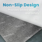 1.3" Thick Baby Play Mat for Floor Playpen, 50x50 Foam Tummy Time Mat, Padded Support Soft Plush Nursery Rug for Infant Kids Toddler Crawling Kick Activity (Dark Grey)