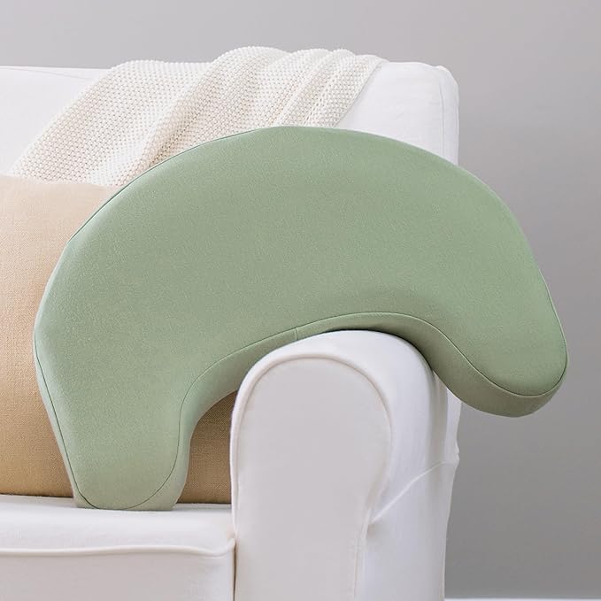 Dr. Brown's Feeding and Nursing Lap Support Pillow with Cover, Premium Memory Foam, Responsive Firm Support, Storm Green