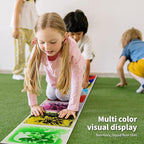 LONGKING 9 Pack 12" X 12" Sensory Tiles for Activity Play Centers for Children, Sensory Floor Tiles, Liquid Floor Tiles, Autism Sensory Poducts