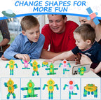 24Pcs Pop Fidget Spinners Bulk - Deformable Astronaut Fidget Spinner Keychain Robot Gyro Fidget Spinner for Kids Adults Glow in The Dark Sensory Toys Christmas Party Favors Classroom Prizes