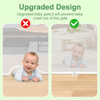 Retractable Baby Gate, Extra Wide Safety Kids or Pets Gate, 33” Tall, Extends to 55” Wide, Mesh Safety Dog Gate for Stairs, Indoor, Outdoor, Doorways, Hallways