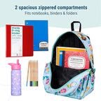 Wildkin 15-inch Kids Backpack – Durable, Padded, Adjustable for School & Travel - Mermaids
