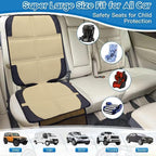 Car Seat Protector for Child Car Seat, 2 Pack Baby Car Seat Covers with Mesh Pockets & Non-Slip Backing 600D Durable Seat Protector