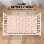 KeaBabies 2-Pack Baby Crib Sheets for Boys, Girls - 52x28 Viscose Derived from Bamboo Toddler Bed Sheets Neutral, Fitted Crib Mattress Cover for Standard Baby Bedding, Soft & Cozy (Beach Day)