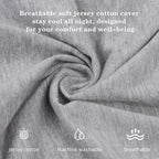 Chilling Home Pregnancy Pillow, J Shape Pregnancy Pillows for Sleeping, Body Pillow for Sleeping, Body Pillows for Adults, Maternity Pillow, with Jersry Removable Cover, Grey