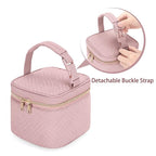 Fasrom Breastmilk Cooler Bag with Ice Pack Fits 4 Baby Bottles up to 5 Ounce, Insulated Baby Bottle Bag for Nursing Moms Daycare or Travel, Easily Attaches to Stroller, Pink (Patent Design)