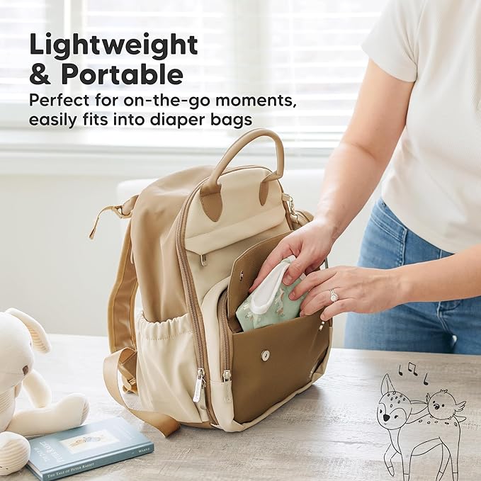 6-Pack Cotton Baby Washcloths for Newborn - Organic Cotton Muslin Soft Wash Cloths for Babies, Infant, Kids, Toddler Towels for Boy, Girl, Super Absorbent Face Cloths, Scratch-free Baby Rags (Lunaris)