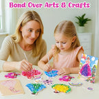 3 otters Poke in Art, Magical Princesses Party Favors Pretty Princess Game for DIY Crafts Birthday Gifts Classroom Prizes for Girls