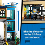 LEGO City Central Train Station Building Toy - Multi-Level Pretend Play Set for Boys & Girls, Ages 7+ - Building Blocks for Kids - Gift Idea for Christmas - 60469