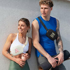 YOOLIFE Dad Gifts for Father Day - Gifts for Step Dad Bonus Dad Husband Him, Initial Belt Bag Black Crossbody Bags Fanny Pack for Men Travel Gifts for Men E, Small