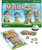 SimplyFun Math Room - Educational Game - Quick Thinking & Fun Games for Kids Ages 5 & Up - Fast Solving Addition & Subtraction Game - 2 to 4 Players