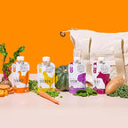 Serenity Kids 6+ Months Baby Food Pouches - Ethically Sourced Meat & Organic Veggies - High Protein Savory Baby Puree Pouches for Baby Snacks - 3.5 Oz, 8 Pack