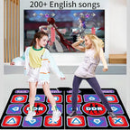 Dance Mat for Adults and Kids - Wireless Dance Pad Game for TV, Fun Kids Dancing Exercise Game,Plug and Play,Birthday Ideas for Girls and Boys,Red