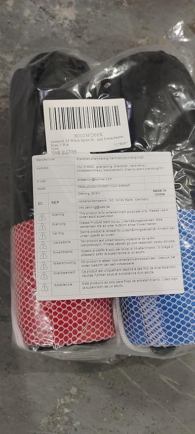 yeesport 24 Pcs Sport Stacking Cups, Sport Training Game for Challenge Competition, Plastic Stacking Cups, Classic Family Game for Kids and Adults, Blue+Red