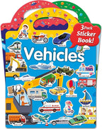 Benresive Reusable Sticker Books for Kids 2-4, Sticker Books for Toddlers 1-3 2-4, Toddler Travel Toys Activities Crafts Gifts - Farm, Space and Vehicle