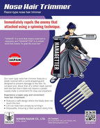 NIKKEN HANAGETTER Nose Hair Remover 10-Pack – Individually Wrapped, Painless Manual Tweezers, Precision Stainless Steel, Made in Japan