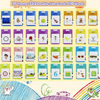 MAYAPHILOS English Talking Flash Cards with 510 Sight Words, Pocket Speech Therapy Toys, Interactive Autism Sensory Toy, Eductional Toys Learn English for Kids