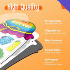 12 Pieces Magnetic Color Sorting Toys, 60 Color, Number & Math Symbol Magnets Early Educational Sorting Set for Refrigerator Whiteboard Baby Toddlers Kids