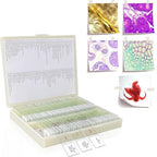 100Pcs Prepared Microscope Slides Set Professional Specimens for Kids Student Homeschool Use