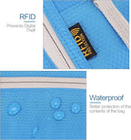 Neck Wallet Lightweight RFID Blocking Waterproof Travel Pouch for Women Men