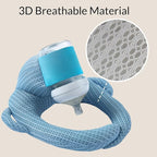 Bottle Holder Pillow, Plush Feeding Support Pad - Relieve Hand & Wrist Soreness, Adjustable Nursing Pillow, Blue