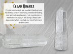 Amazing Gemstone Clear Quartz Crystal Towers - Natural Healing Crystal Point Obelisk for Reiki Healing and Crystal Grid (3 Inch)