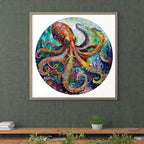 Wooden Puzzle for Adults 200pcs, Octopus Wooden Jigsaw Puzzles, Unique Shape Animal Adult Puzzles, Irregular Wood Puzzles Best Gift for Adults and Kids Family Game(11.2 * 11.2 in)