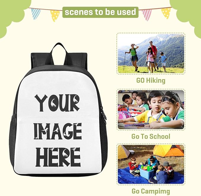 Toddler Backpack - Waterproof Mini Backpack for Boys/Girls, Cute Small Kindergarten Preschool Bag, 13 Inch