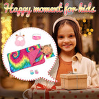 K.T. Fancy 18 Inch Girl Doll Clothes and Accessories Sleeping Bag Set Rainbow Angel of Doll Sleeping Bag, Pajamas, Shoes, Eye Mask, and Doll Pillow Outfits