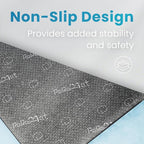 1.3" Thick Baby Play Mat for Floor Playpen, 50x50 Foam Tummy Time Mat, Padded Support Soft Plush Nursery Rug for Infant Kids Toddler Crawling Kick Activity (Ice Blue)