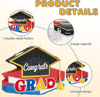 WERNNSAI Graduation Piñata - Graduation Party Game Supplies Graduation Cap Piñata with Blindfold and Bat for Kids Boys Girls Kindergarten Elementary College Party Decoration (12.5" x 16.5" x 3")