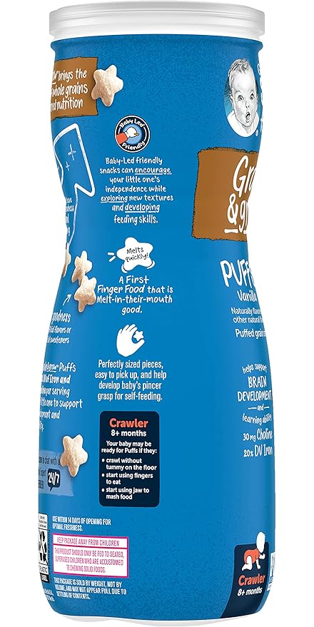 Gerber Baby Snacks Puffs (Vanilla) (Pack of 6)