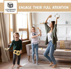 Natural Wood Musical Toys for Toddlers 1-3, Kids Musical Instruments set of 7 items Kids Guitar Egg shakers Flute Instruments Maracas Baby Xylophone Tambourine Castanets, Toddler learning Toys Experts