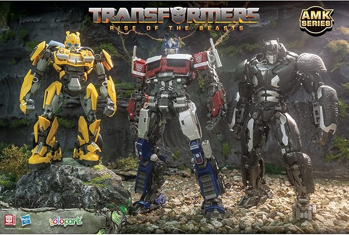 YOLOPARK Bumblebee Transformers Toy Rise of The Beasts Action Figure,Highly Articulated 6.5 Inch Transformer Toys for Boys Girls 8 Years Old and Up,No Converting Bumblebee Model Kit