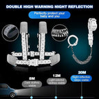 Toddler Leash for Walking, Toddler Safety Harnesses Leashes, Safety Harness with Lock for Kids, Anti Lost Wrist Link for Toddlers ，Upgrade with Reflective Tape Liner（6.5ft）for Kids