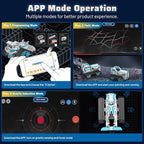 5 in 1 Robot Building Kit, Remote & App Control Educational Projects, 706Pcs DIY Tank & Garden Cars STEM Build Toys Sets for 8+ Years Old Boys and Girls